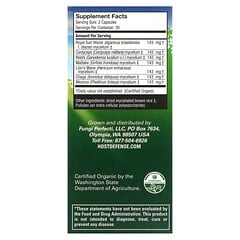 Fungi Perfecti Host Defense, Host Defense Mushrooms, Stamets 7, Daily Immune Support, 60 Vegetarian Capsules