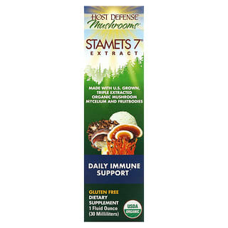 Host Defense, Mushrooms,  Stamets 7 Extract, 1 fl oz (30 ml)