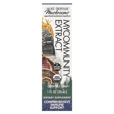 Host Defense, Mushrooms™, MyCommunity Extract, 1 fl oz (30 ml)