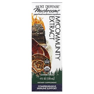 Host Defense, Mushrooms, Organic MyCommunity Extract, 4 fl oz (120 ml)