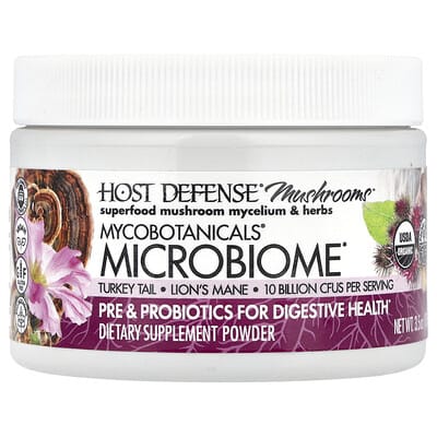 Host Defense, Mushrooms™, MycoBotanicals® Microbial Powder, 3.5 oz (100 g)