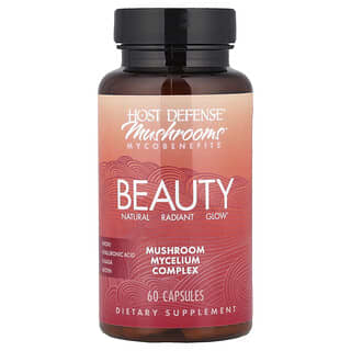 Host Defense, Micobeneficios de Mushrooms™, Belleza, 60 cápsulas