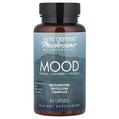 Host Defense, Mushrooms™ Mycobenefits, Mood, 60 Capsules