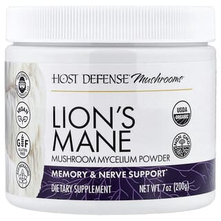 Host Defense, Mushrooms™, Lion's Mane Powder, 7 oz (200 g)