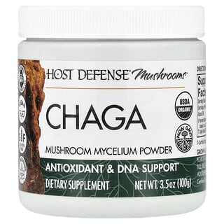 Host Defense, Hongos, Chaga, Micelio de hongos en polvo`` 100 g (3,5 oz)