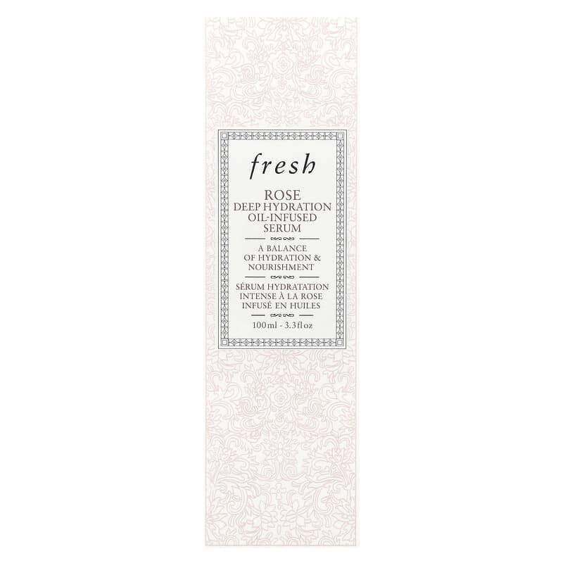 ローズ、ディープハイドレーション オイル配合セラム、100ml（3.3液量