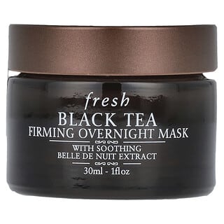 Fresh, Masque de beauté de nuit raffermissant au thé noir, 30 ml