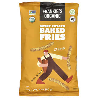 Frankie's Organic, Batatas fritas horneadas, Churro, 113 g (4 oz)