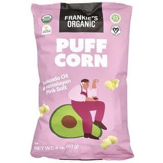 Frankie's Organic, Puff Corn, олія авокадо й гімалайська рожева сіль, 113 г (4 унції)