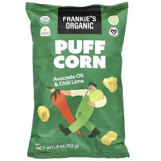 Frankie's Organic, Puff Corn, Avocado Oil & Chili Lime, 4 oz (113 g)