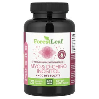 Forest Leaf, Myo & D-Chiro Inositol, 120 Vegetable Capsules
