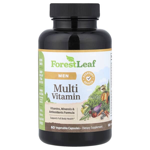 Forest Leaf, Men, Multi Vitamin, 60 Vegetable Capsules