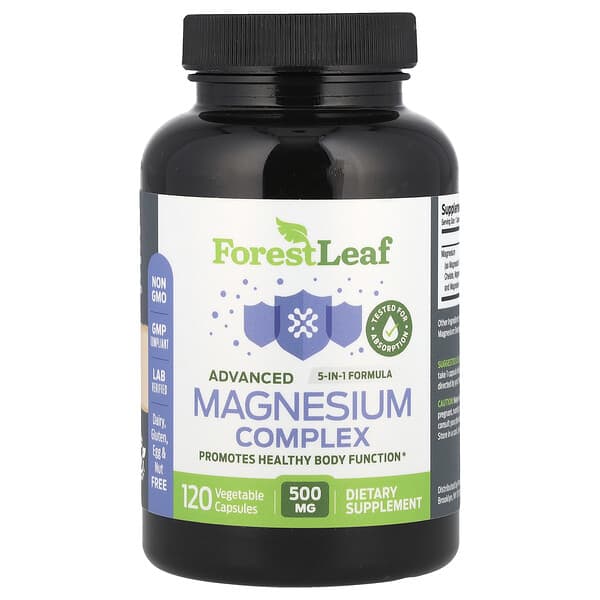 Advanced Magnesium Complex, 500 mg, 120 Vegetable Capsules