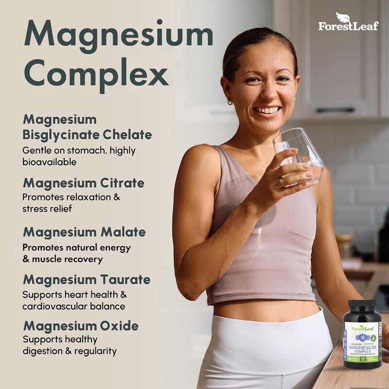 Advanced Magnesium Complex , 500 mg , 120 Vegetable Capsules