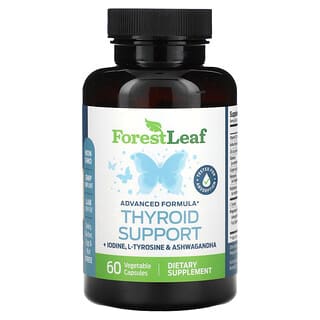 Forest Leaf, Thyroid Support, Unterstützung der Schilddrüse, 60 pflanzliche Kapseln
