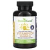 Vitamin D3, 50.000 IE, 120 pflanzliche Kapseln