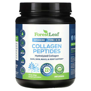 Forest Leaf, Péptidos de colágeno, Sin sabor, 32 oz (908 g)