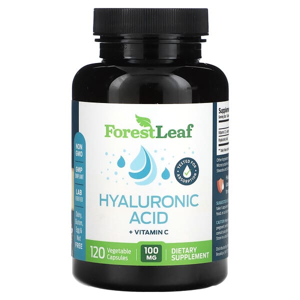 Hyaluronic Acid, 100 mg, 120 Vegetable Capsules