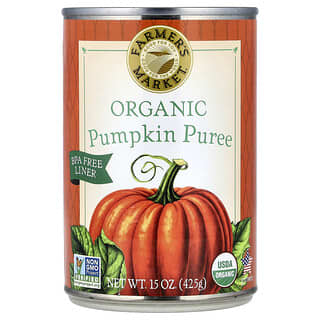 Farmers Market Foods, Organické tekvicové pyré, 425 g