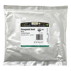 Frontier Co-op, Organic Whole Fenugreek Seed, 16 oz (453 g)