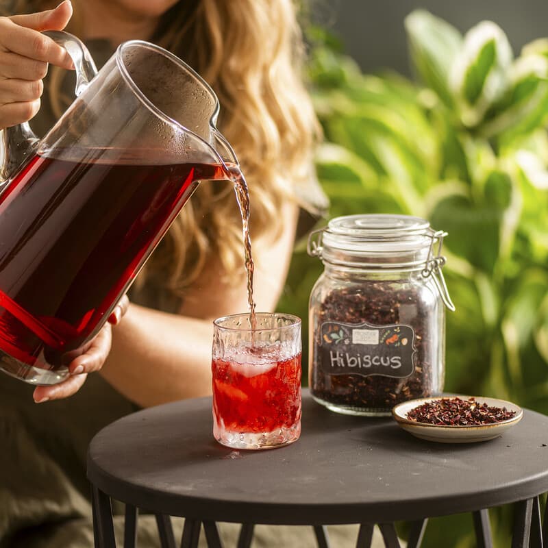 Hibiscus Flowers, Cut & Sifted , 16 oz (453 g)