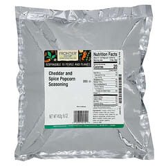 Frontier Co-op, Assaisonnement pour pop-corns, cheddar et épices, 16 oz (453 g)