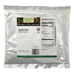 Frontier Co-op, Organic Garlic Salt, 16 oz (453 g)