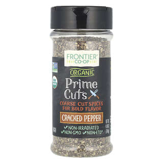 Frontier Co-op, Organic Prime Cuts, Cracked Pepper, 4.09 oz (116 g)