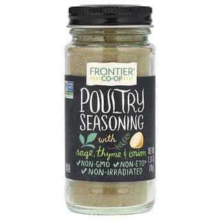 Frontier Co-op, Poultry Seasoning With Sage, Thyme & Onion, 1.34 oz (38 g)