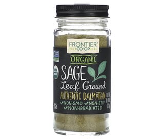 فرونتير كواب‏, Organic Sage Leaf Ground, 0.8 oz (22 g)