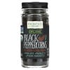 Organic Black Peppercorns, schwarze Bio-Pfefferkörner, 60 g (2,12 oz.)
