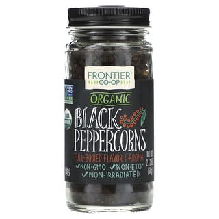 Frontier Co-op, органический черный перец горошком, 60 г (2,12 унции)