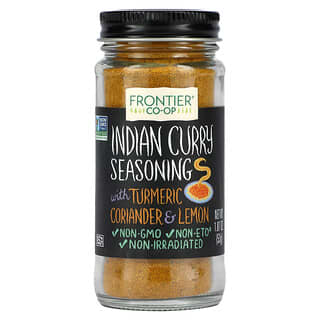 Frontier Co-op, Curry Indiano para Condimento, 1,87 onças (53 g)