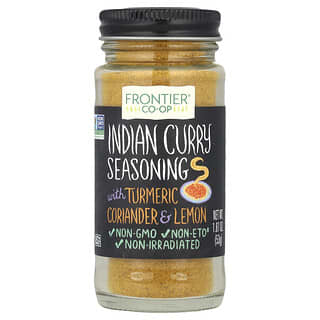 Frontier Co-op, Indian Curry Seasoning with Turmeric Coriander & Lemon, 1.87 oz (53 g)