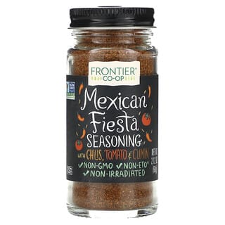 Frontier Co-op, Mexican Fiesta Seasoning, With Chilis, Tomato & Cumin, 2.12 oz (60 g)