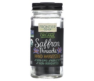 Frontier Co-op, Organic Saffron Threads, 0.018 oz (0.5 g)