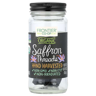 Frontier Co-op, 有机番红花丝，0.018 盎司（0.5 克）