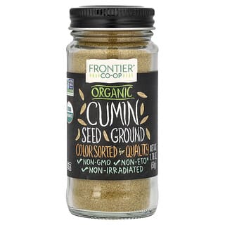 Frontier Co-op, Semilla de comino orgánico, molida, 1.76 oz (50 g)