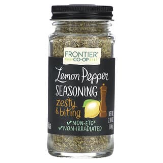 فرونتير كواب‏, Lemon Pepper Seasoning , 2.08 oz (59 g)