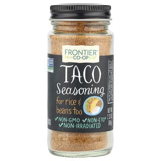 Frontier Co-op, Aderezo para Tacos, Mezcla Sin Sal, 2.33 oz (66 g)