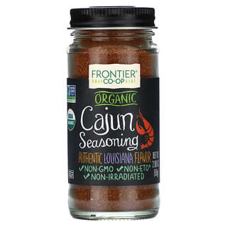 Frontier Co-op, Condimento cajún orgánico, sabor de Luisiana, 2,08 oz (59 g)