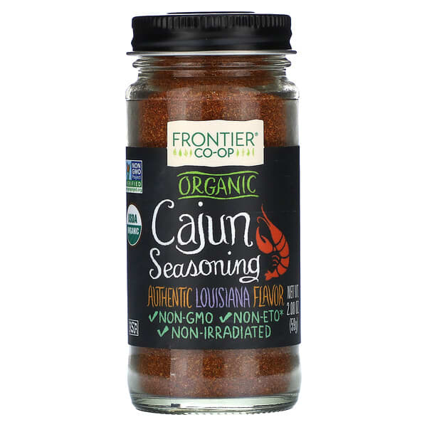 Frontier Co-op, Bio-Cajun-Gewürz, Louisiana-Geschmack, 59 g (2,08 oz.)