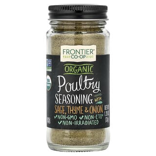 Frontier Co-op, Organic Poultry Seasoning With Sage, Thyme & Onion, 1.2 oz (33 g)