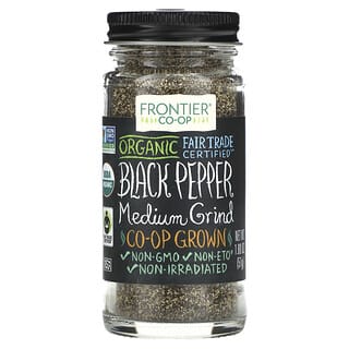 Frontier Co-op, Organic Black Pepper, Medium Grind, 1.8 oz (51 g)