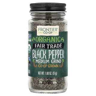 Frontier Co-op, 有機中等研磨黑胡椒,1.80盎司( 51克)