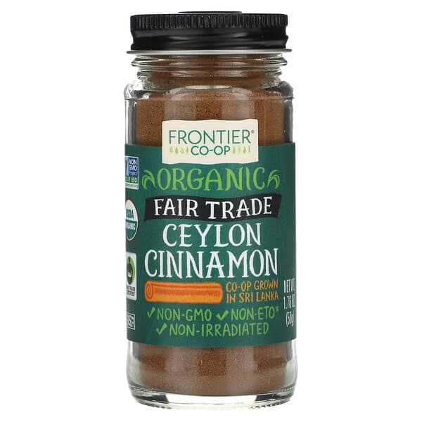 Frontier Co-op, Organic Ceylon Cinnamon, Bio-Ceylon-Zimtrinde, 50 g (1,76 oz.)
