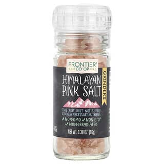 Frontier Co-op, Sel rose de l'Himalaya, moulin à sel gourmet, 96 g