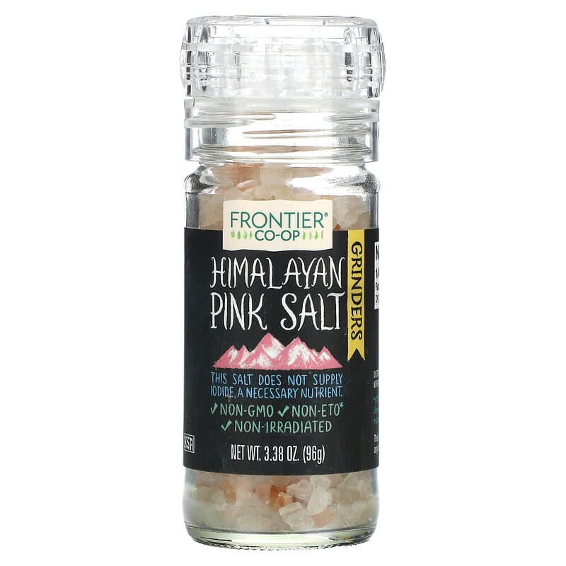 Sal rosa del Himalaya, molinillo de sal gourmet, 3.4 oz (96 g)