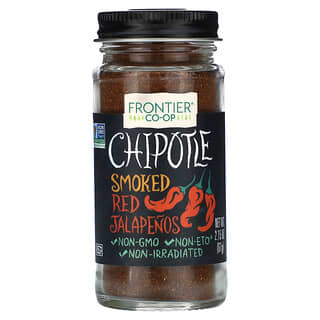 Frontier Co-op, Chipotle, Jalapeños rojos ahumados, 61 g (2,15 oz)