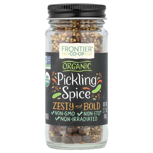 Frontier Co-op, 유기농 피클링 스파이스, 60g(2.12oz)